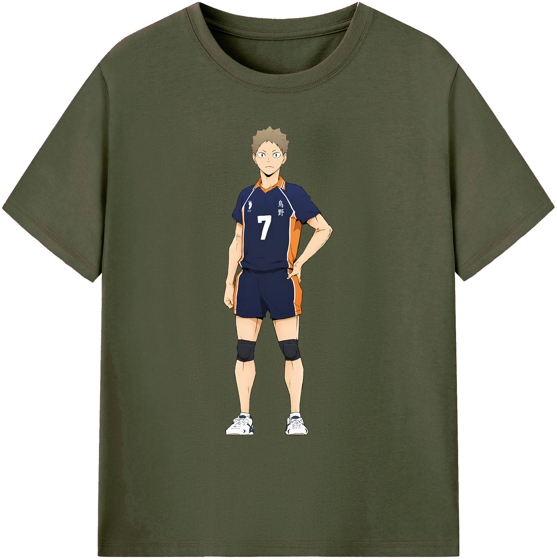 （画像用） ハイキュー!! Haikyu!! 綿100％ メンズ半袖Tシャツ｜肌触りやわらか＆通気性